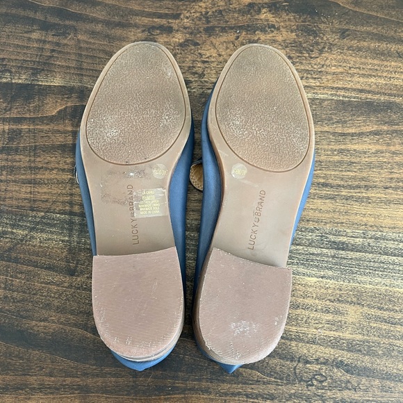 Lucky Brand Cahill Leather Loafers, Size 8.5/39, Colour Blue. - Picture 6 of 8